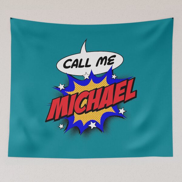 Item preview, Personalised Call Me Michael Pop Art Comic Design designed and sold by CandOCreative.