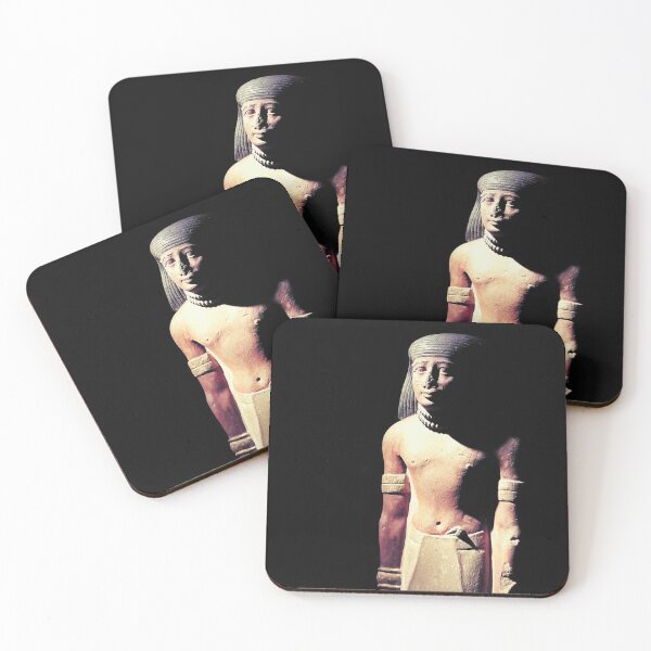 Item preview, Egyptian nobleman wearing victory gold, XVIII dynesty, vintage, archaeological museum in Luxor, ancient Egypt photography designed and sold by art-of-egypt.