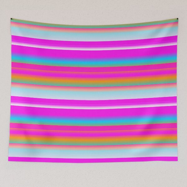 Item preview, Neon pink color palette line pattern (horizontal) designed and sold by lausn.