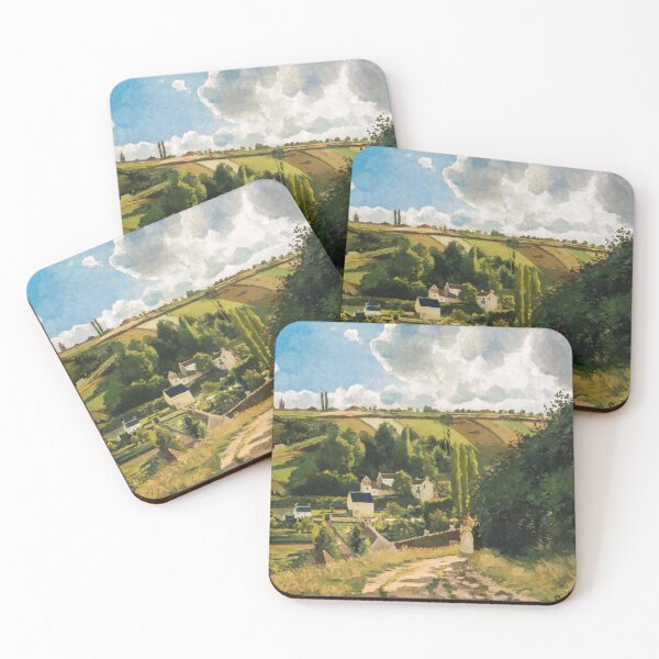 Item preview, Jalais Hill Pontoise - Camille Pisarro Art Prints designed and sold by TheSoulOfArt.