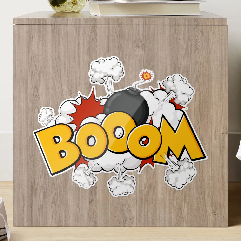 Booooooom Stickers Designed by Artists from our Community