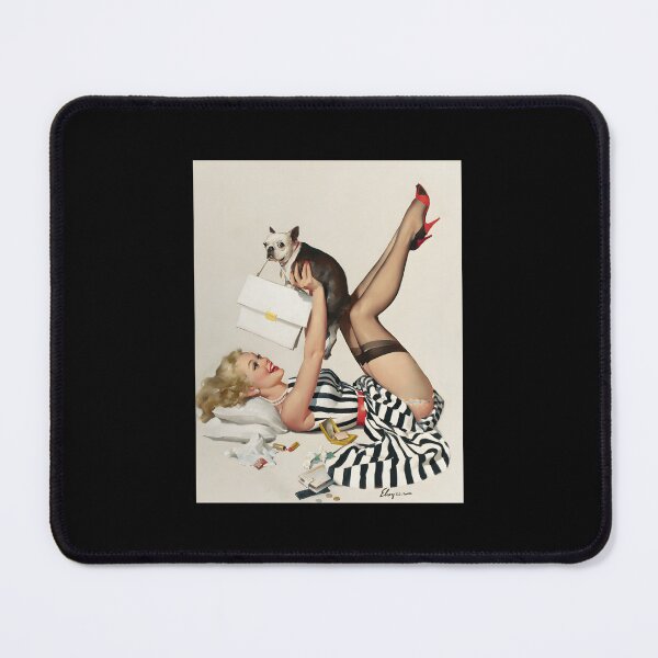 Item preview, Vintage Naughty Puppy Love Gil Elvgren Pin Up Girl Classic  designed and sold by apipwananoz.