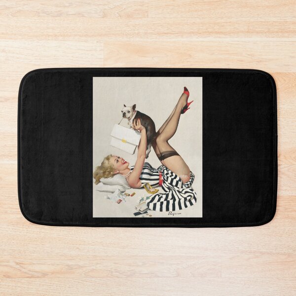 Item preview, Vintage Naughty Puppy Love Gil Elvgren Pin Up Girl Classic  designed and sold by apipwananoz.