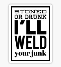 Weld what (black) Sticker