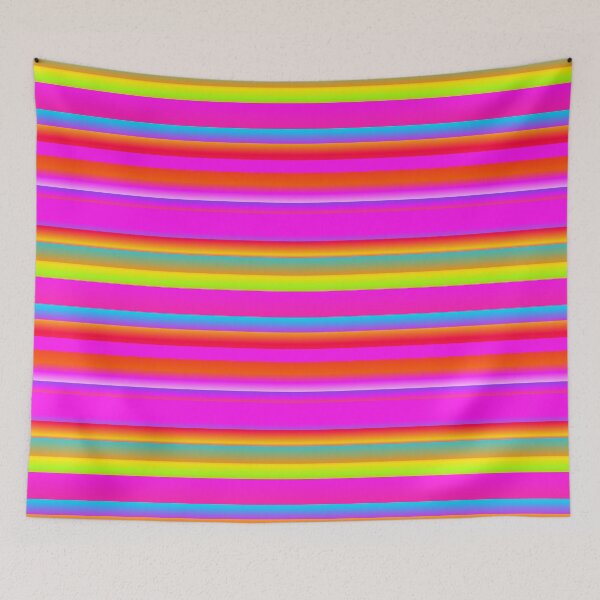 Item preview, Neon pink color palette line pattern  designed and sold by lausn.