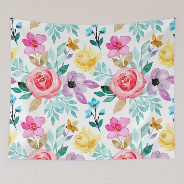 Item preview, Aesthetic Cottagecore Flowers Pattern designed and sold by PatternMama.