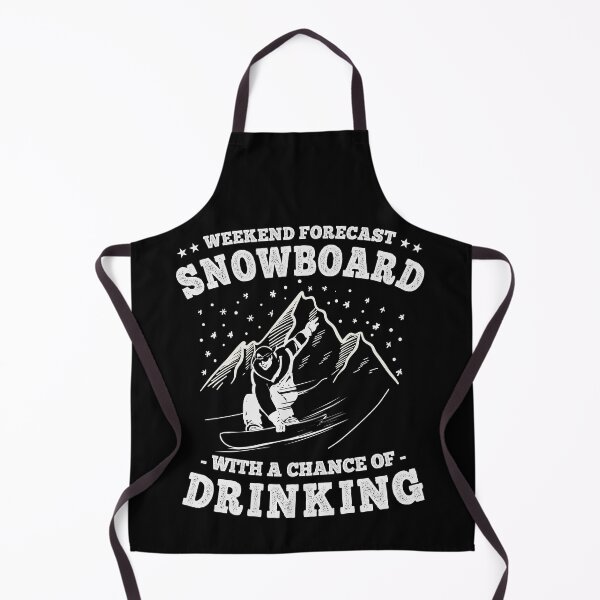 Item preview, Weekend Forecast Snowboard with a Chance of Drinking designed and sold by grinta2021.