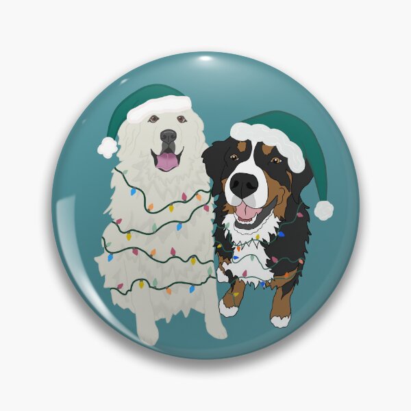 Item preview, Christmas Bernese and Great Pyrenees designed and sold by KantstandyaC.