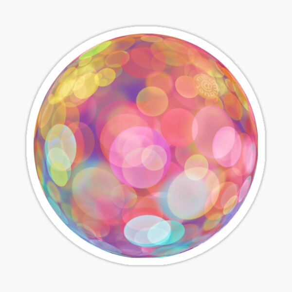 A Bubble of Bubbles Sticker