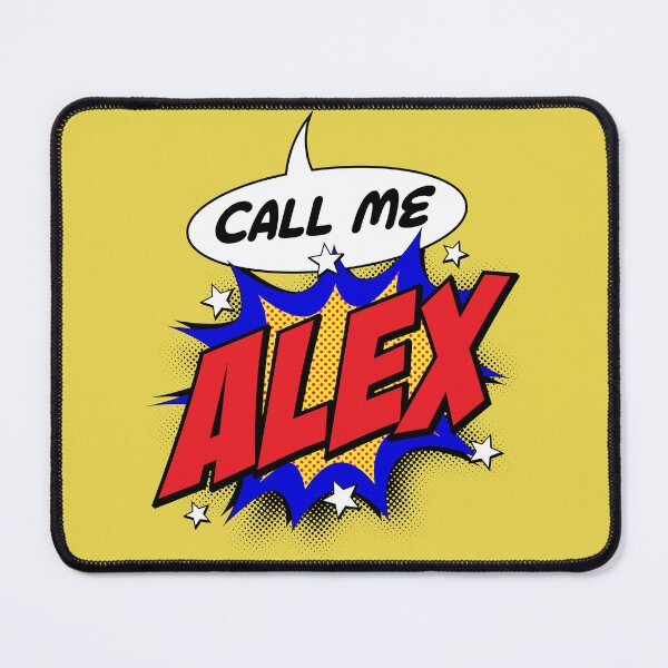 Item preview, Personalised Call Me Alex Pop Art Comic Design designed and sold by CandOCreative.