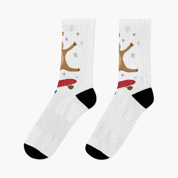 Item preview, Santa's Deer on as Skateboard. Christmas  designed and sold by trendingatees.