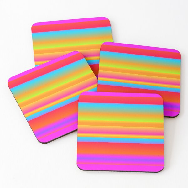 Item preview, Vibrant red blue color palette line pattern  designed and sold by lausn.