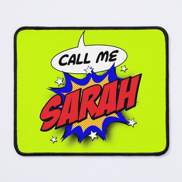 Item preview, Personalised Call Me Sarah Pop Art Comic Design designed and sold by CandOCreative.