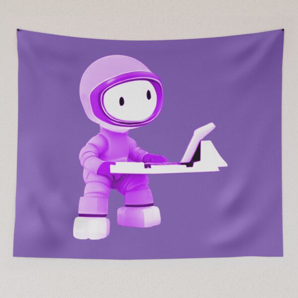 Item preview, Little Purple Astronaut at Terminal designed and sold by DieselElkins.
