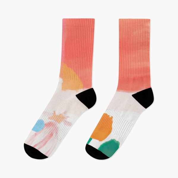 Item preview, Fauvism Cactus Artwork - Dreamy Desert Abstract. - Pink, White,Green and Orange designed and sold by Inomaly Art.