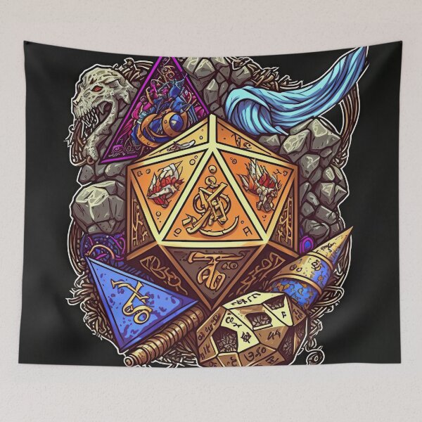 Item preview, dungeons and dragons dice designed and sold by IA-Power.
