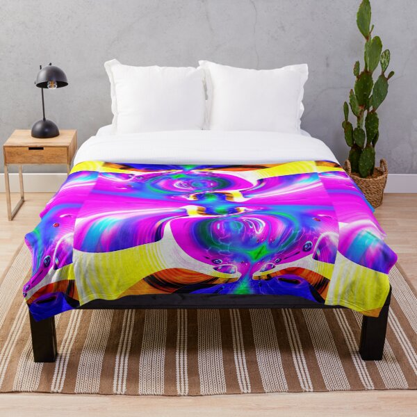Item preview, Super vibrant and colorful abstract trippy design. Vivid Neon 3d art. 11 multi color designed and sold by DesignsByHakon.