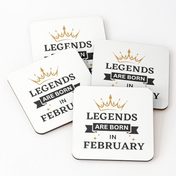 Item preview, Legends are Born in February  | Birth Month | February designed and sold by Denefie.