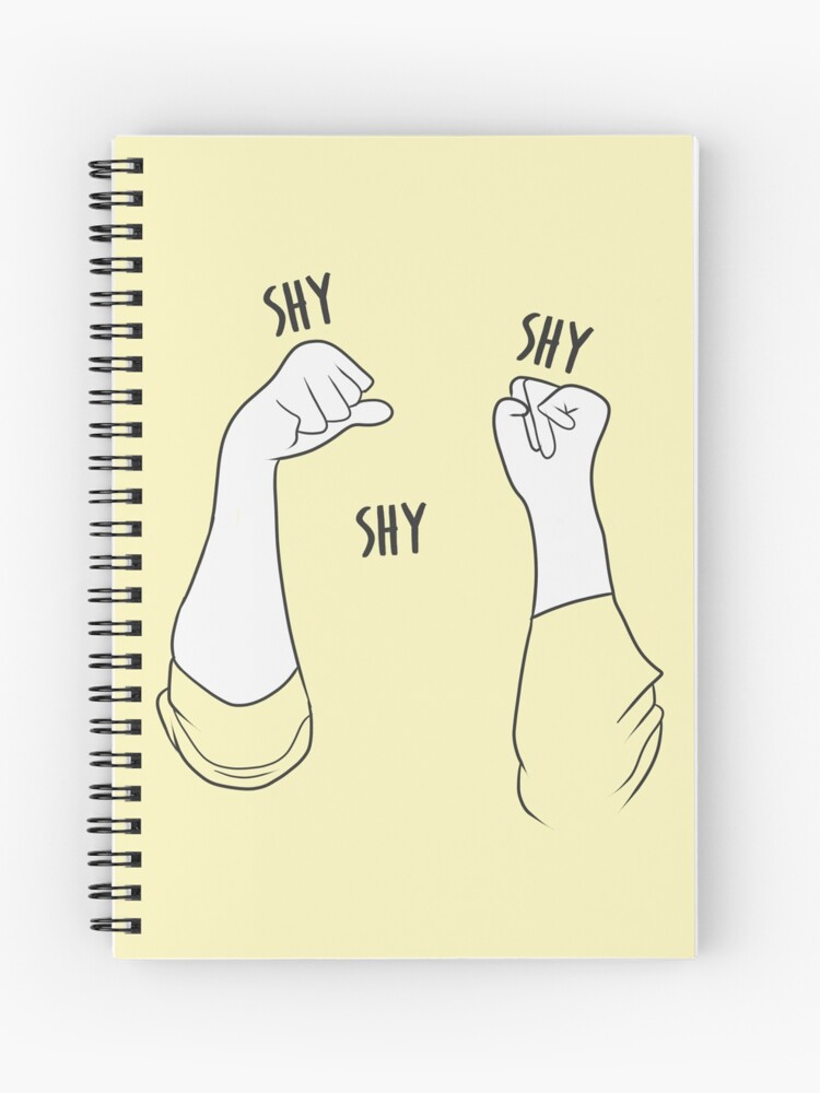 Twice Sana Shy Shy Shy Spiral Notebook By Bobatea Draws Redbubble