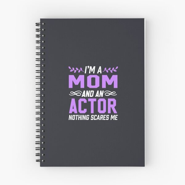 Item preview, I'm A Mom And An Actor Nothing Scares Me  designed and sold by AlwaysAwesome.