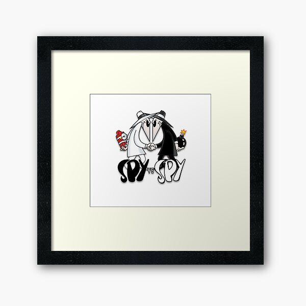 Spy vs. Spy Framed Art Print