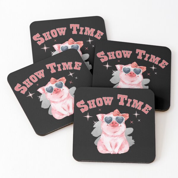Item preview, Cute Livestock Show Pig - Show Time designed and sold by handsoftime2020.