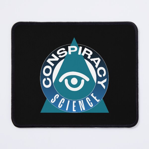 Item preview, Conspiracy Science Badge (blue and turquoise) designed and sold by Geobop.