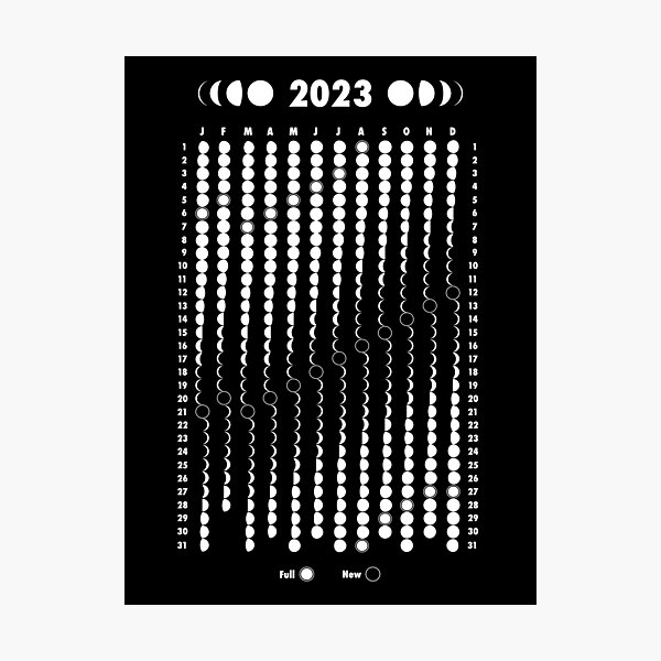 Item preview, Moon Phases Lunar Calendar 2023 designed and sold by OldDannyBrown.