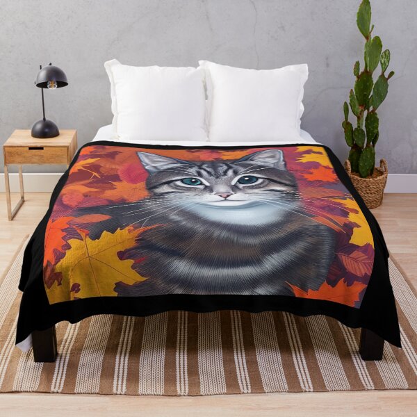 Item preview, Lovely Cat in Autumn designed and sold by RedZorro.