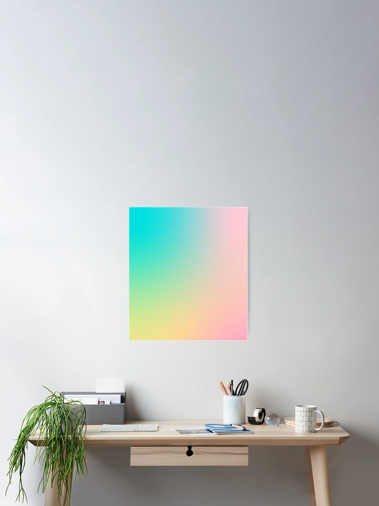 Thumbnail 2 of 3, Poster, Vivid gradient designed and sold by RIXXI HEY CO..