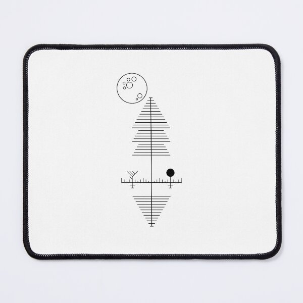 Item preview, Minimalist Tree and Moon designed and sold by GodxanGalactic.