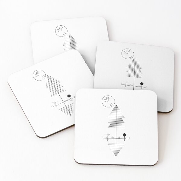 Item preview, Minimalist Tree and Moon designed and sold by GodxanGalactic.