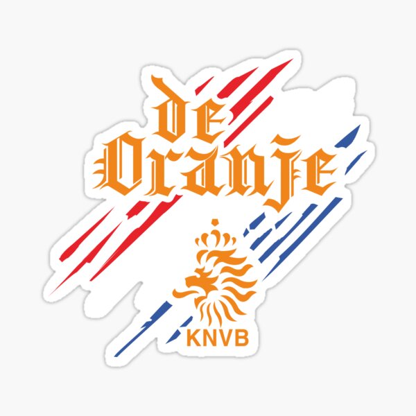 NETHERLANDS KNVB LOGO FIFA WORLD CUP X - LARGE STICKER .. 8.25 X 11.75 INCH