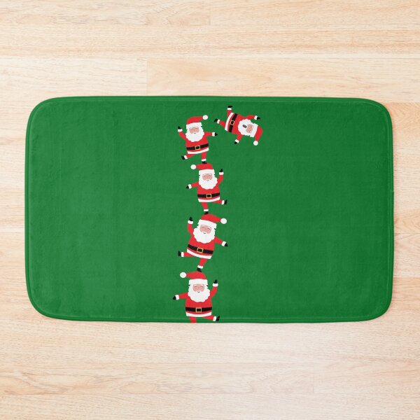 Item preview, pattern, motif, santa claus acrobats designed and sold by voicivoila.