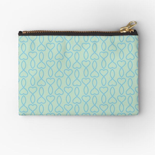 Escuela Santini print (blue-green) Zipper Pouch