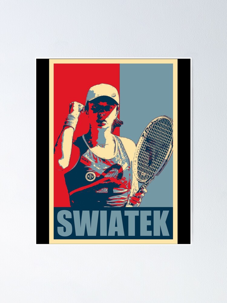 "Iga Swiatek " Poster for Sale by LeedsDesign2 | Redbubble