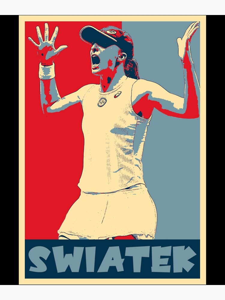 “Iga Świątek " Poster for Sale by MericaTee | Redbubble