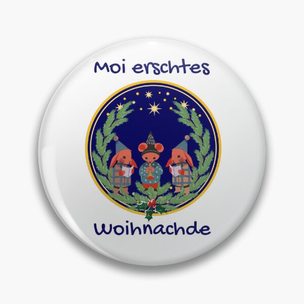 Item preview, Moi erstes Woihnachde - cute animals - blue designed and sold by verobydesign.