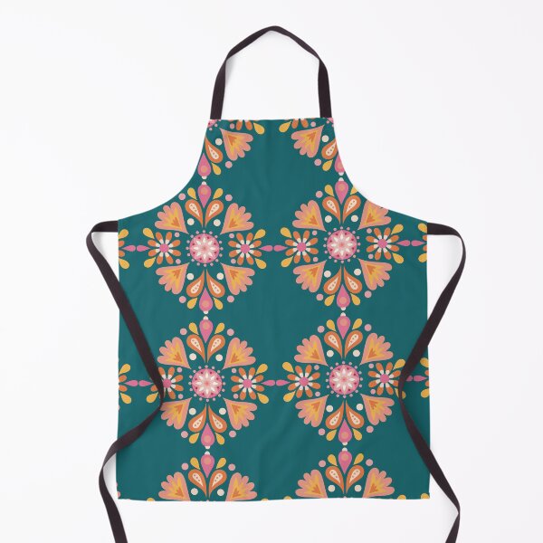 Item preview, Hungarian Folk Art yellow pink green designed and sold by vianahline.