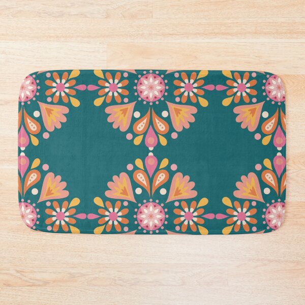 Item preview, Hungarian Folk Art yellow pink green designed and sold by vianahline.