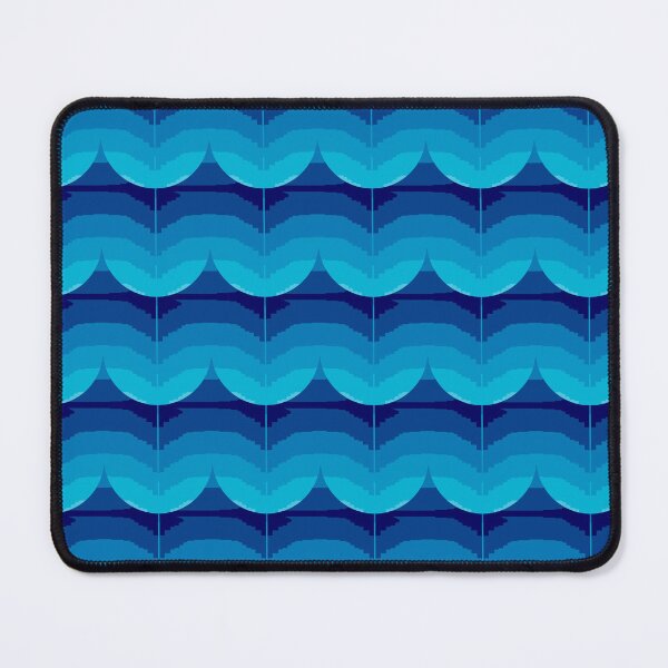 Item preview, Blue pattern different shades of blue designed and sold by Tschousef.