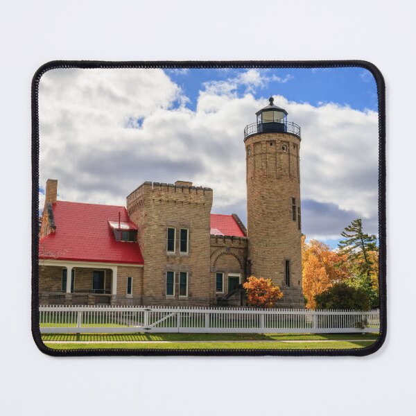 Item preview, Mackinac Point Light, Michilimackinac State Park, Michigan designed and sold by Daniel Arthur Brown Photography.