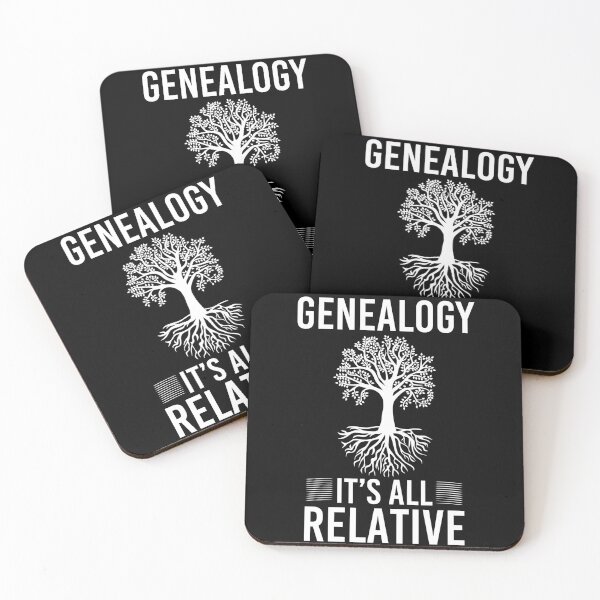 Item preview, Genealogy it's All Relative Genealogist Gift designed and sold by Luna1Shop.