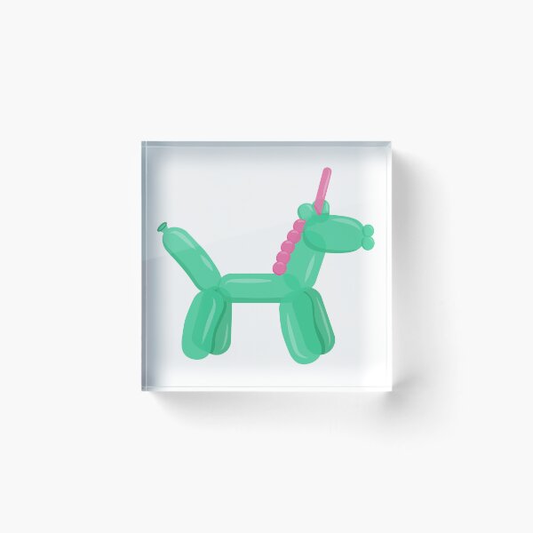 Item preview, AQUA UNICORN BALLOON designed and sold by Terevela.