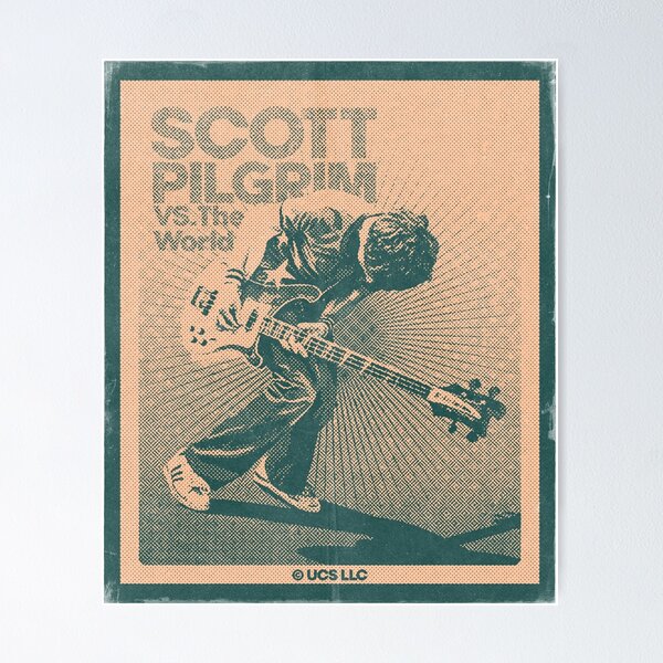 Item preview, Scott Pilgrim vintage poster designed and sold by chrlalexandru.