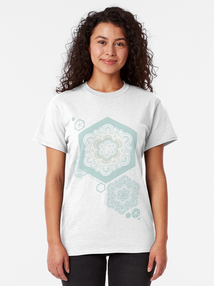 Alternate view of Floral Lace I Classic T-Shirt
