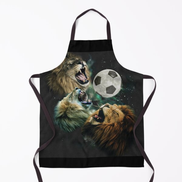 Item preview, Three Lions Football Wolf Moon designed and sold by JauntyArt.