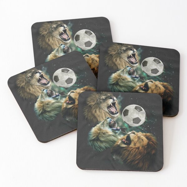 Item preview, Three Lions Football Wolf Moon designed and sold by JauntyArt.