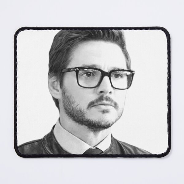 Item preview, Nerd Black & White Pedro Pascal designed and sold by ecdato.