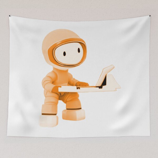 Item preview, Little Orange Astronaut at Terminal designed and sold by DieselElkins.